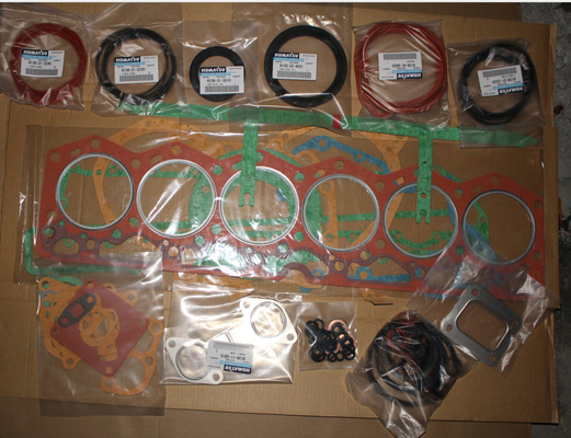 Japan,KOMATSU Diesel engine parts，KOMATSU overhaul gasket kit, overhaul gasket kit for komatsu,6137-K1-3012